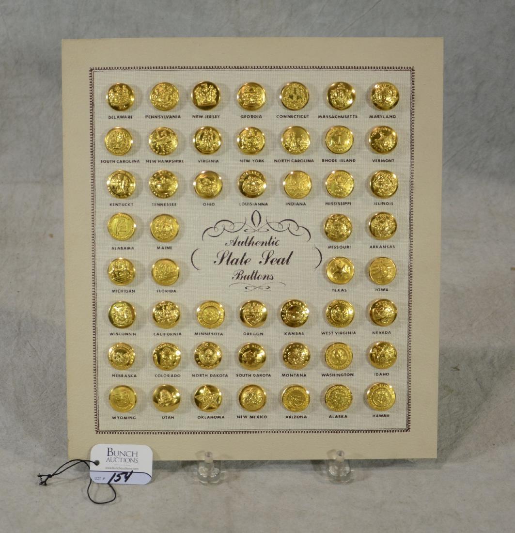 (50) Authentic State Seal Buttons (1 of 1)