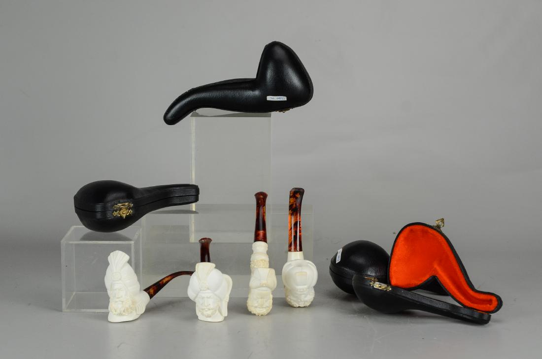 (4) Meerschaum Style Pipes (1 of 6)