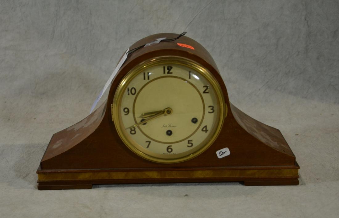Seth Thomas tambour mantle clock (1 of 1)