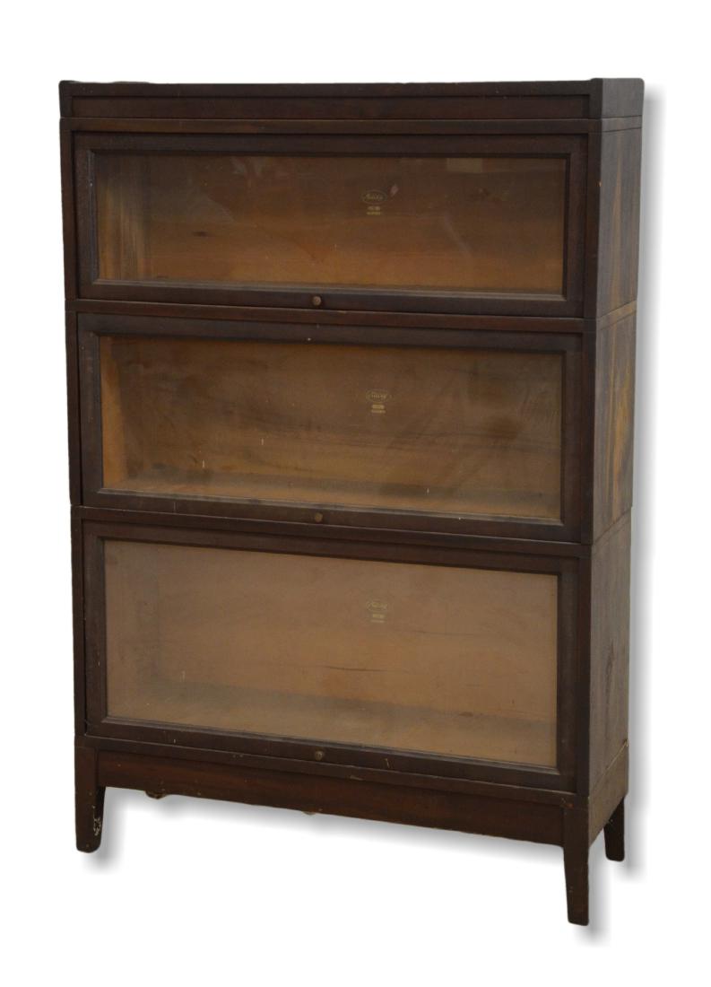 Macey's oak 3 section barrister bookcase (1 of 1)