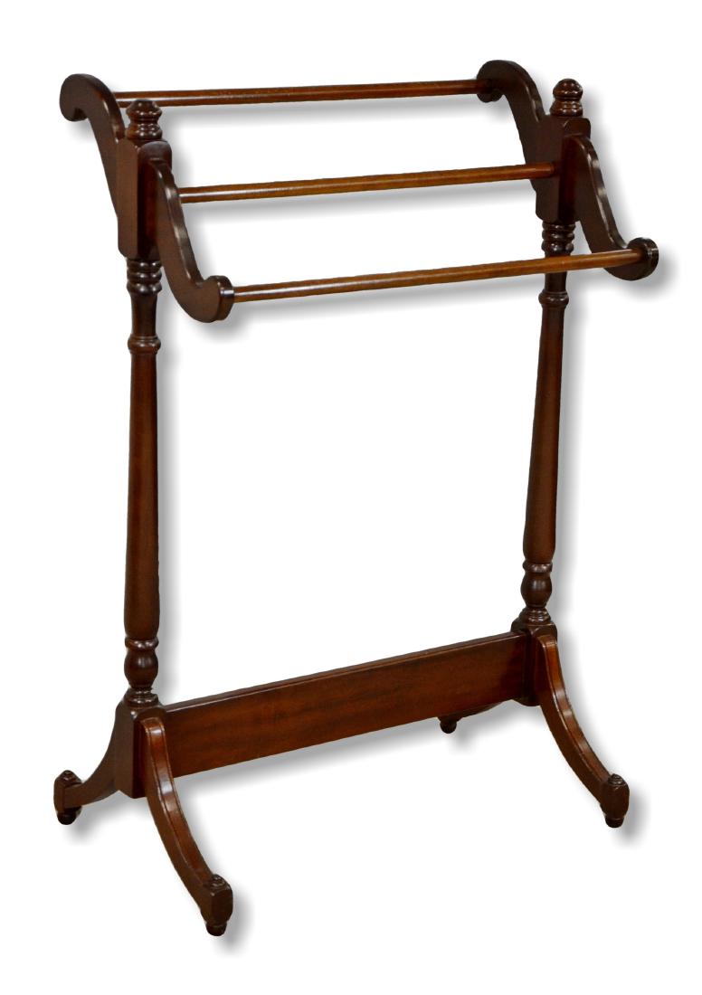 Walnut Victorian quilt rack