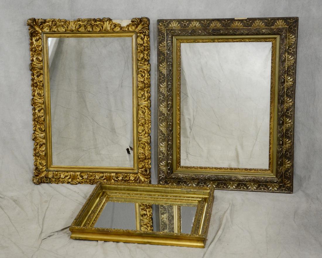 3 gilt framed mirrors (1 of 1)