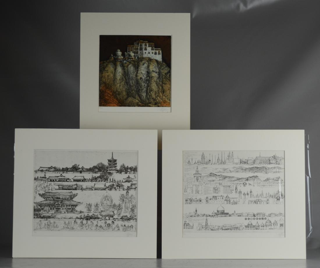 (3) Jorg Smeisser Etchings (1 of 5)