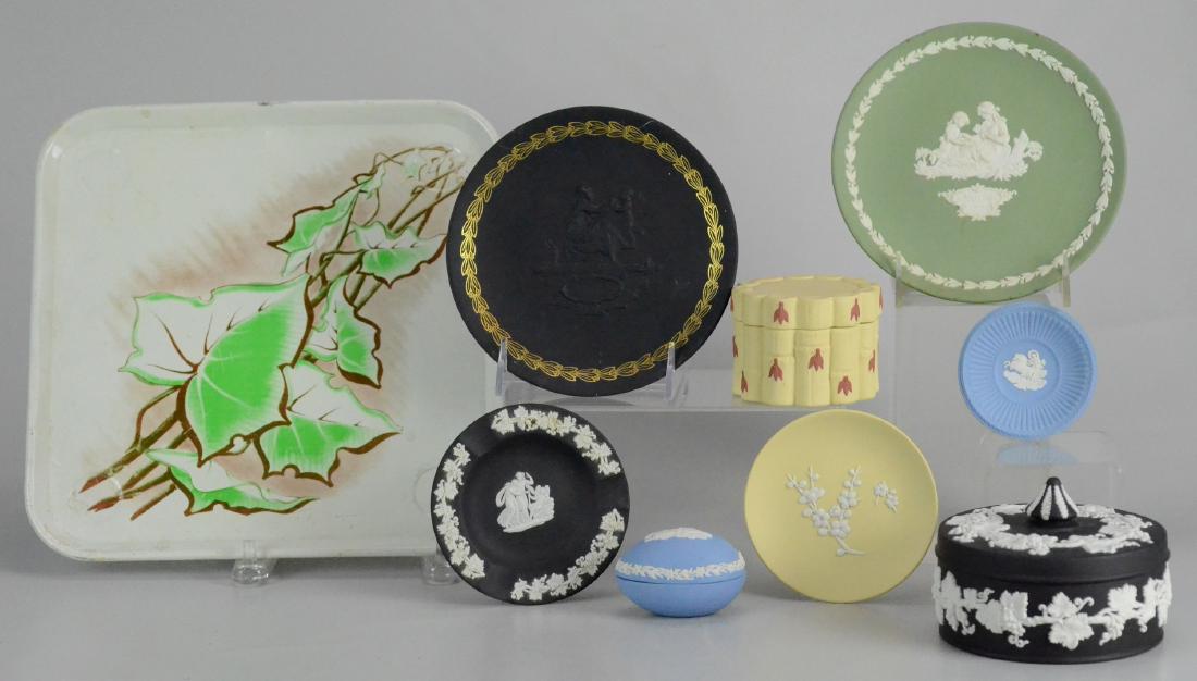 Shelf 19 (8) Pcs Wedgwood Jasperware (1 of 1)