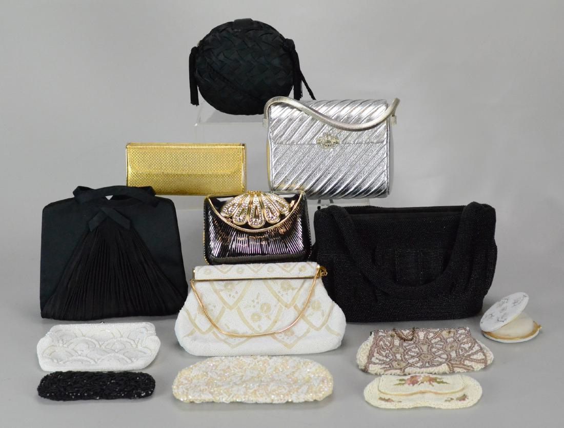 Shelf 32 Lot of Evening Purses, eyeglasses case, (1 of 1)