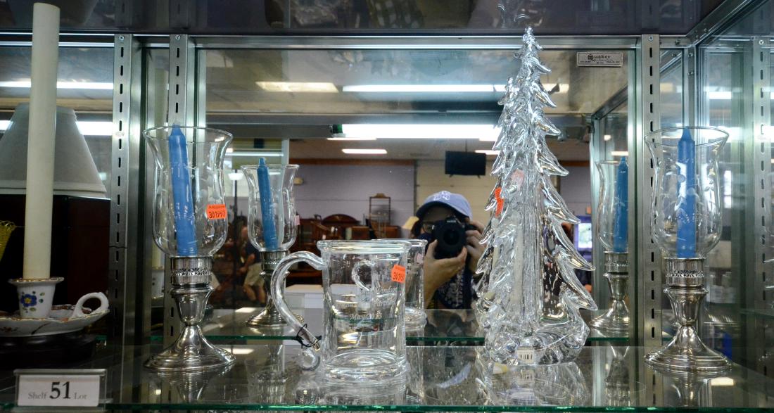 Shelf Lot 51  silver plate, Simon Pearce (1 of 1)