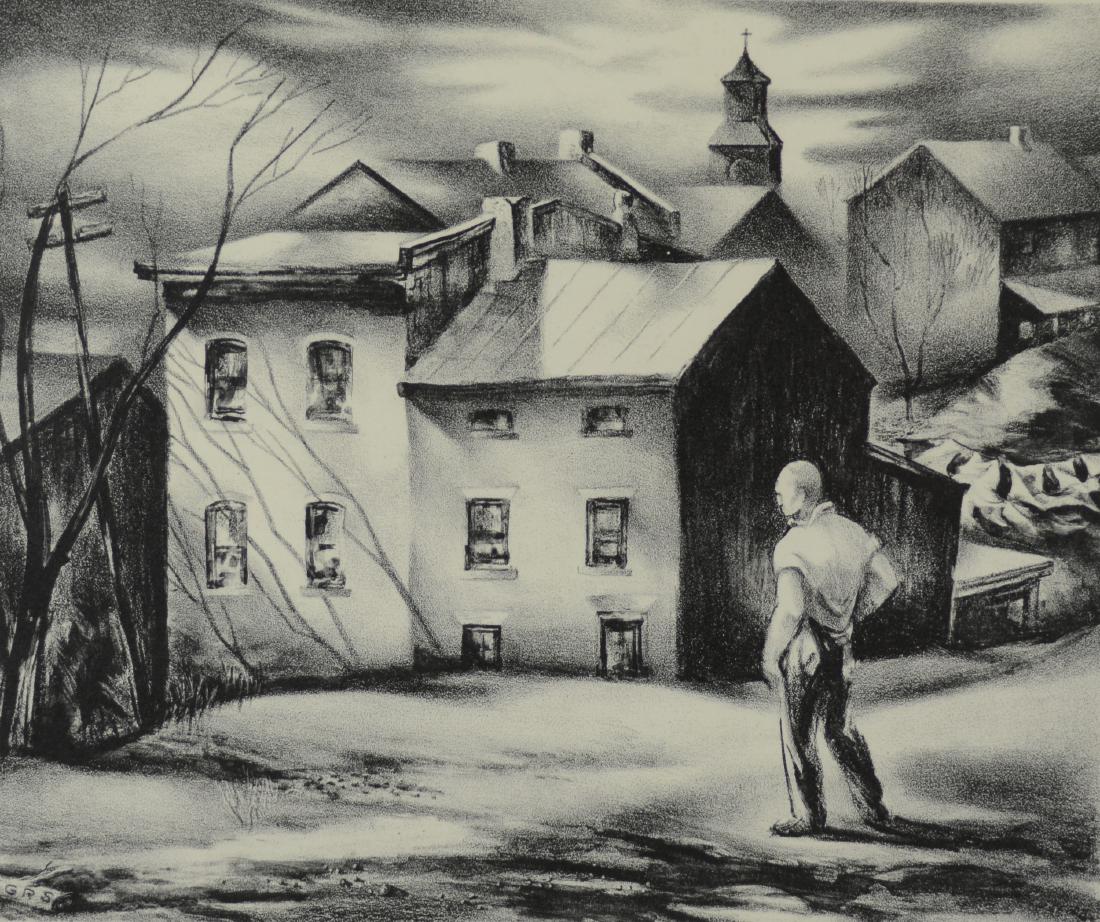 G. Ralph Smith (American, 1907-2007), lithograph "From (1 of 4)
