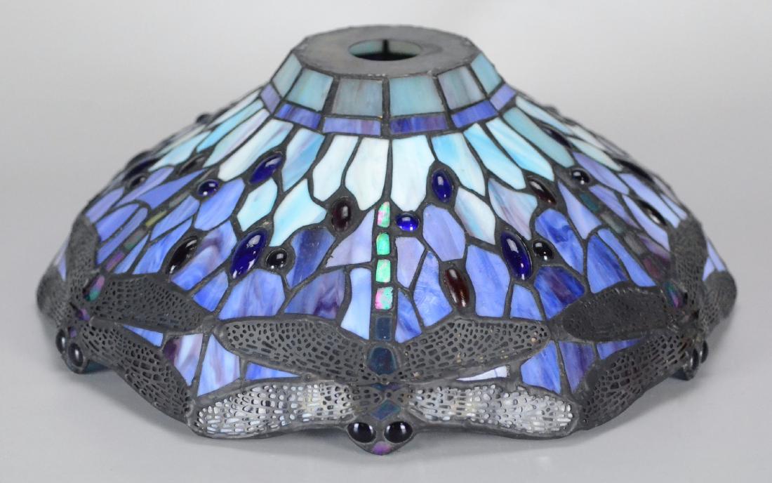 Stained Glass Dragonfly Lamp Shade (1 of 1)