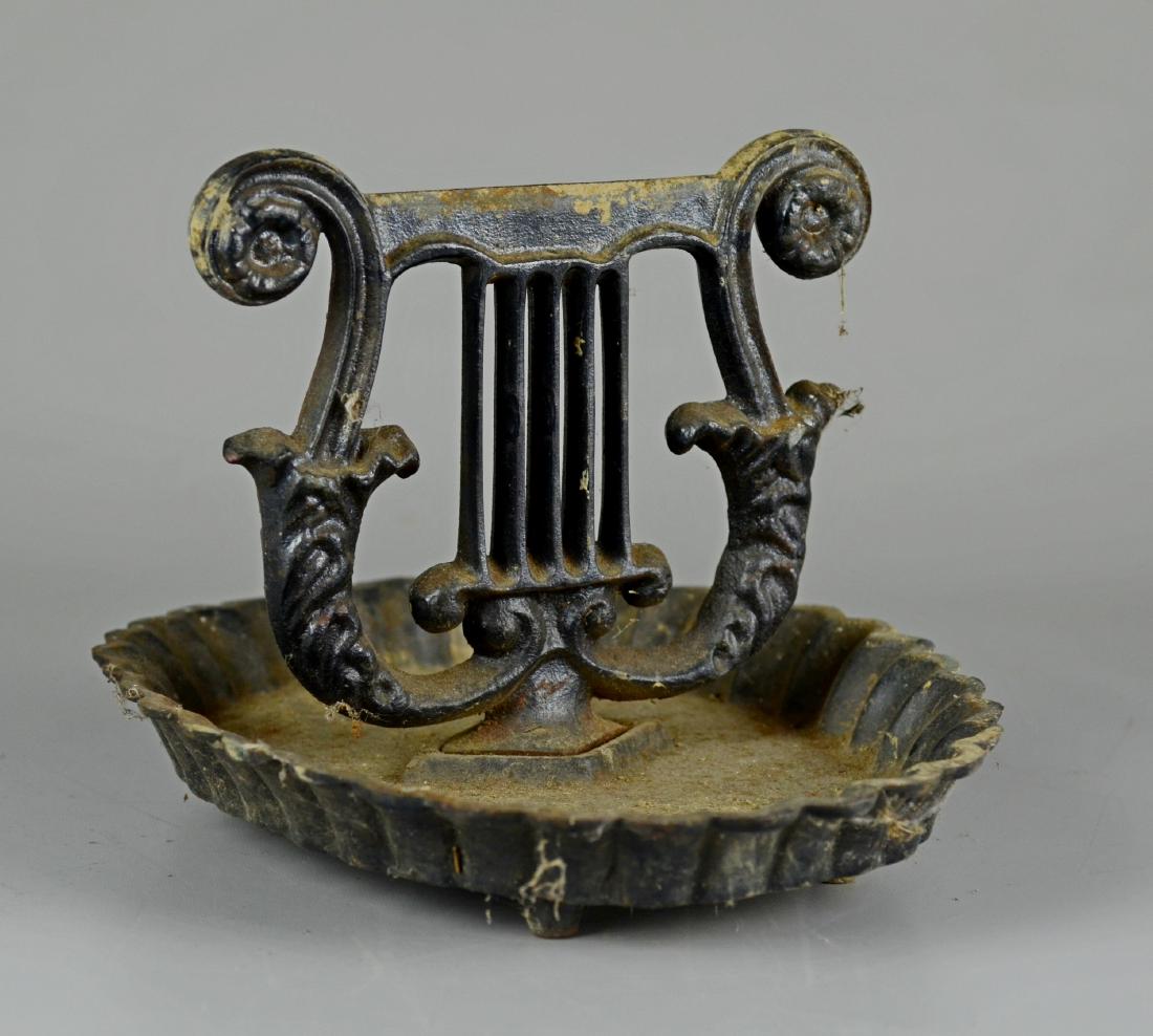 Cast Iron Lyre Shaped Boot Scraper (1 of 1)