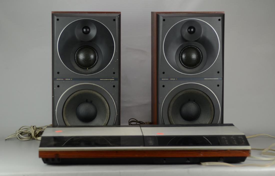 Bang and Olufsen Beocenter 7700 & 2 Speakers (1 of 1)