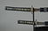 Pr of Katana Samurai Swords on Stand - 2