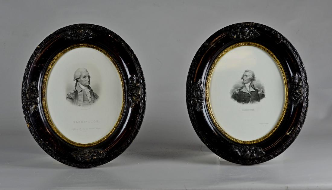 Pr Stipple Engravings of George Washington (1 of 3)