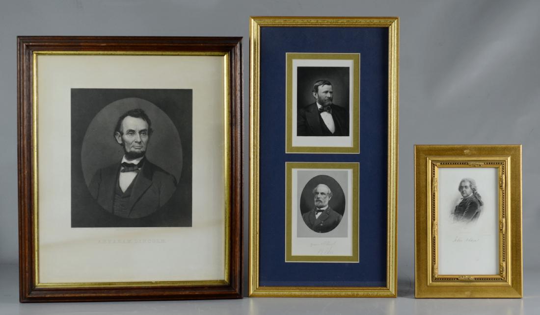 (4) Political portrait engravings (1 of 1)