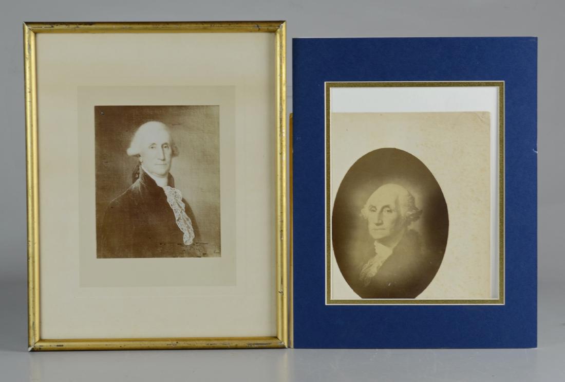 Pr 19th C photographs of paintings of George Washington (1 of 1)