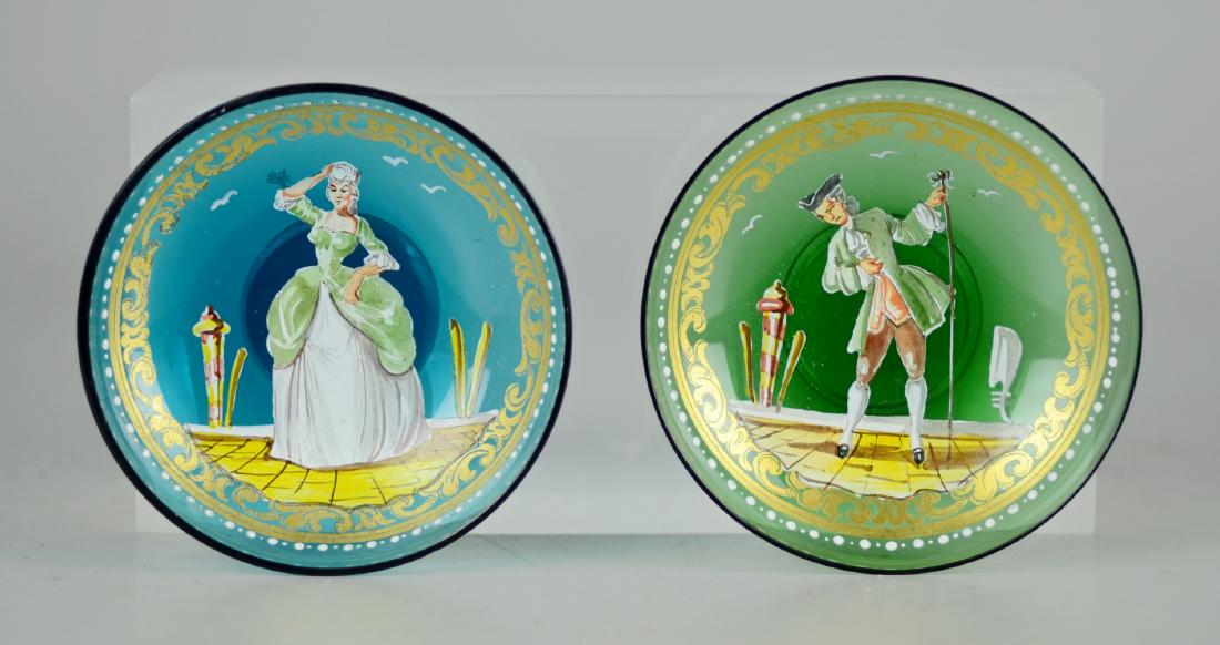 Pr Bohemian Enameled Glass Master Salts (1 of 1)