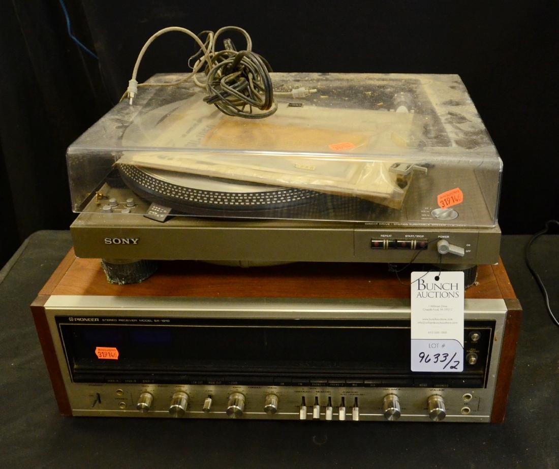 Pioneer Stereo Receiver & Sony Turntable (1 of 1)