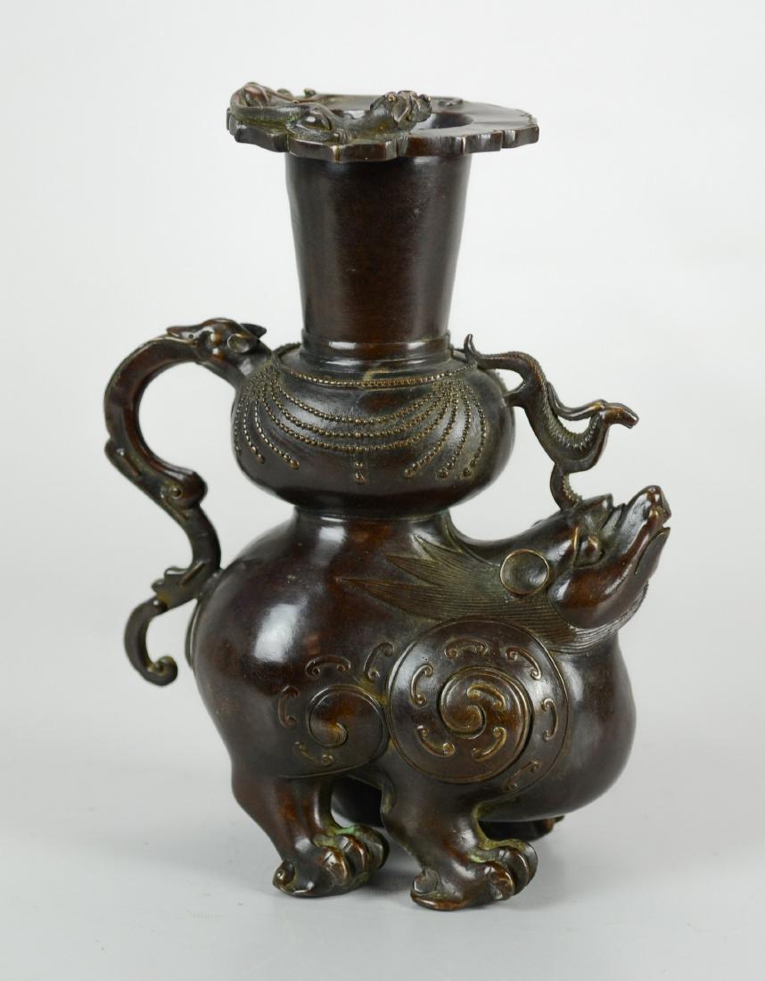 Chinese bronze altar vase (1 of 1)