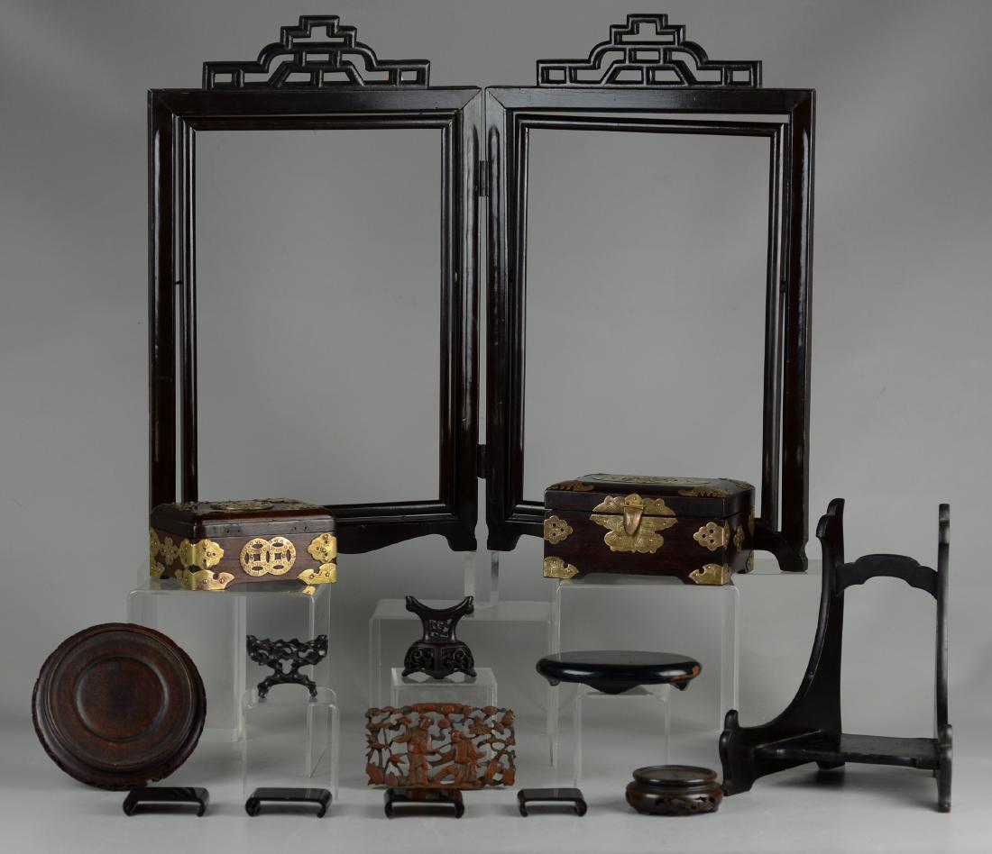 (16) Asian wood pieces (1 of 1)