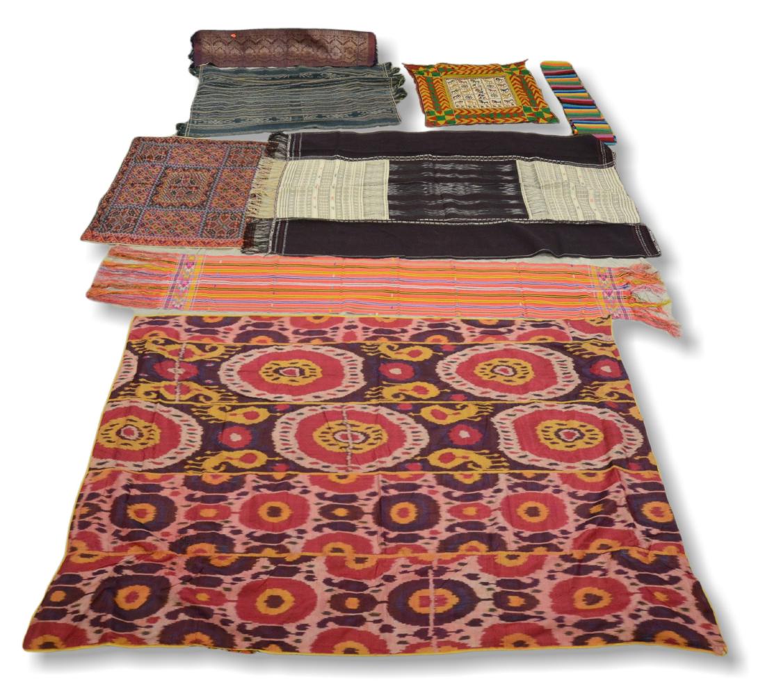 8 Mostly Middle Eastern textiles (1 of 4)