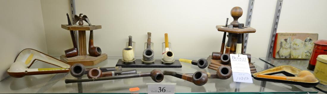 Shelf #36 - Pipes, Pipe Stands & Cases (1 of 1)