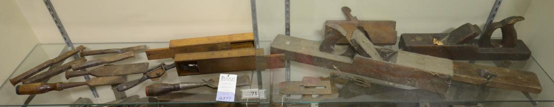 Shelf #71 - Wood Planes & Chisels (1 of 1)