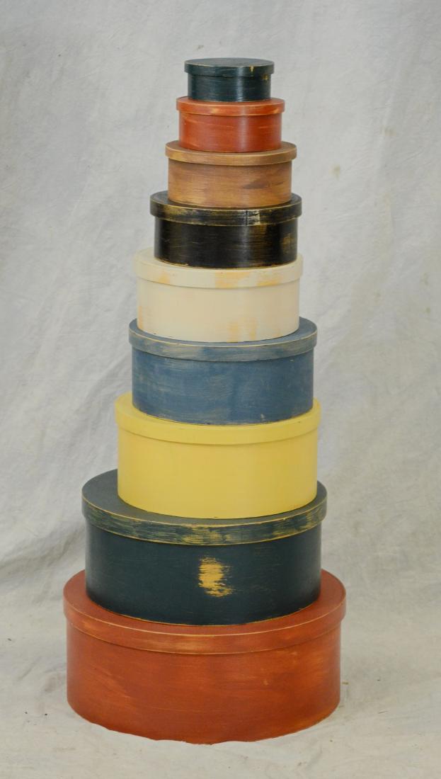 (9) Painted Graduated Pantry Boxes (1 of 1)