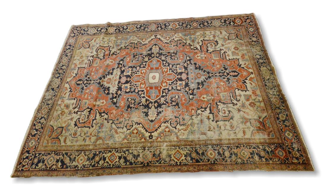 Circa 1910's Serapi Rug 9'1" x 11'6" (1 of 6)