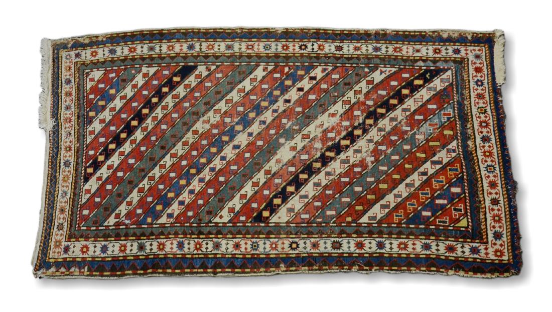 Circa 1910's Gendje Rug 3'9" x 6'7" (1 of 4)