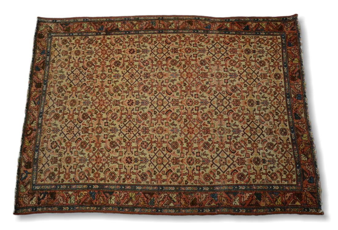 Circa 1910's Malayer Rug 3'2" x 4'4" (1 of 3)