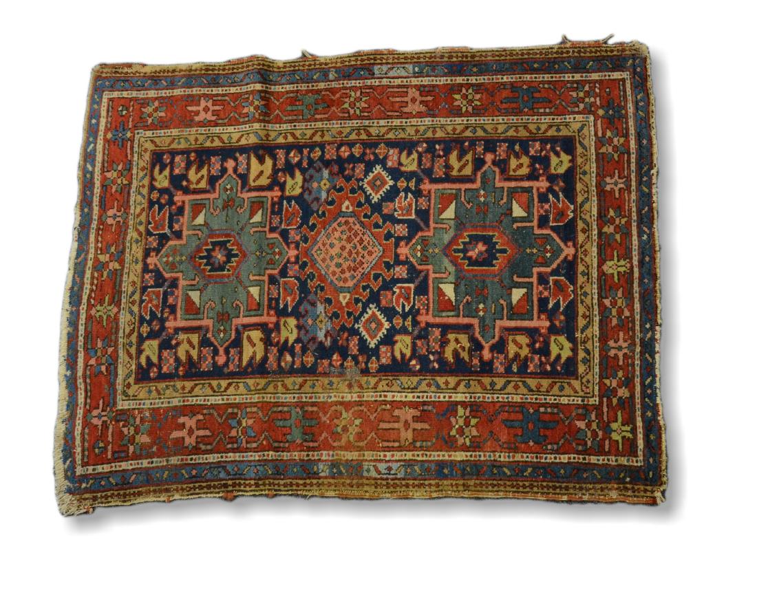 Antique Heriz Rug, 3'6" x 4'5" (1 of 5)