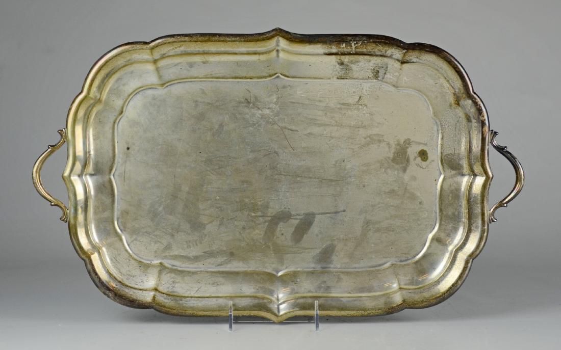 Reed & Barton Sterling Silver Double Handled Tray (1 of 2)