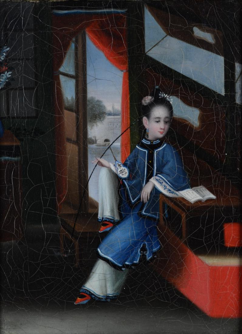 Attributed Youqua, Painting of a Chinese Girl (1 of 7)