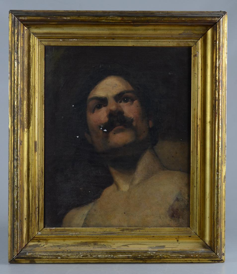 19th C Portrait of Man with Moustache (1 of 7)