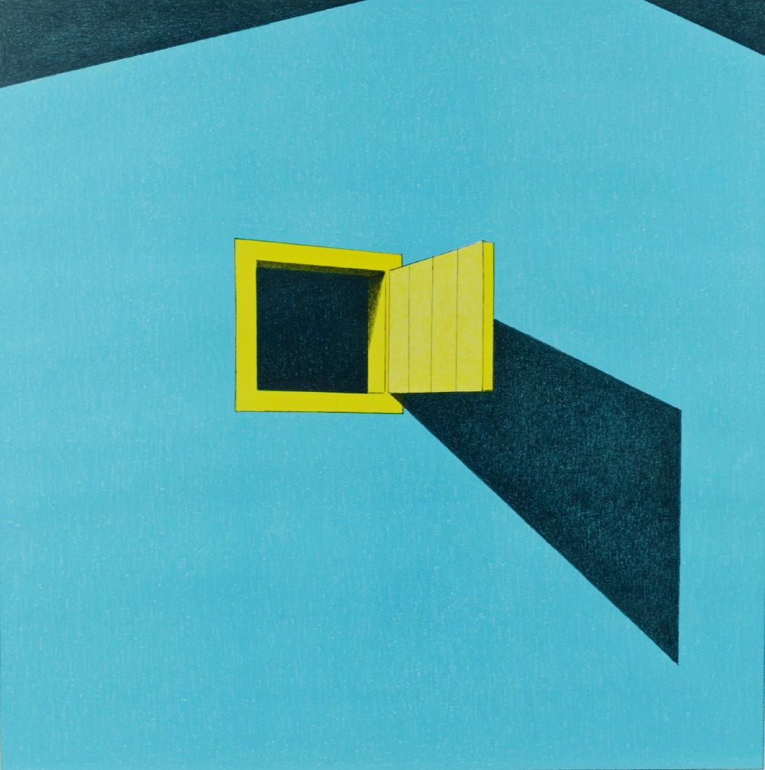 Emilio Sanchez Color Lithograph, "La Ventanita II" (1 of 6)