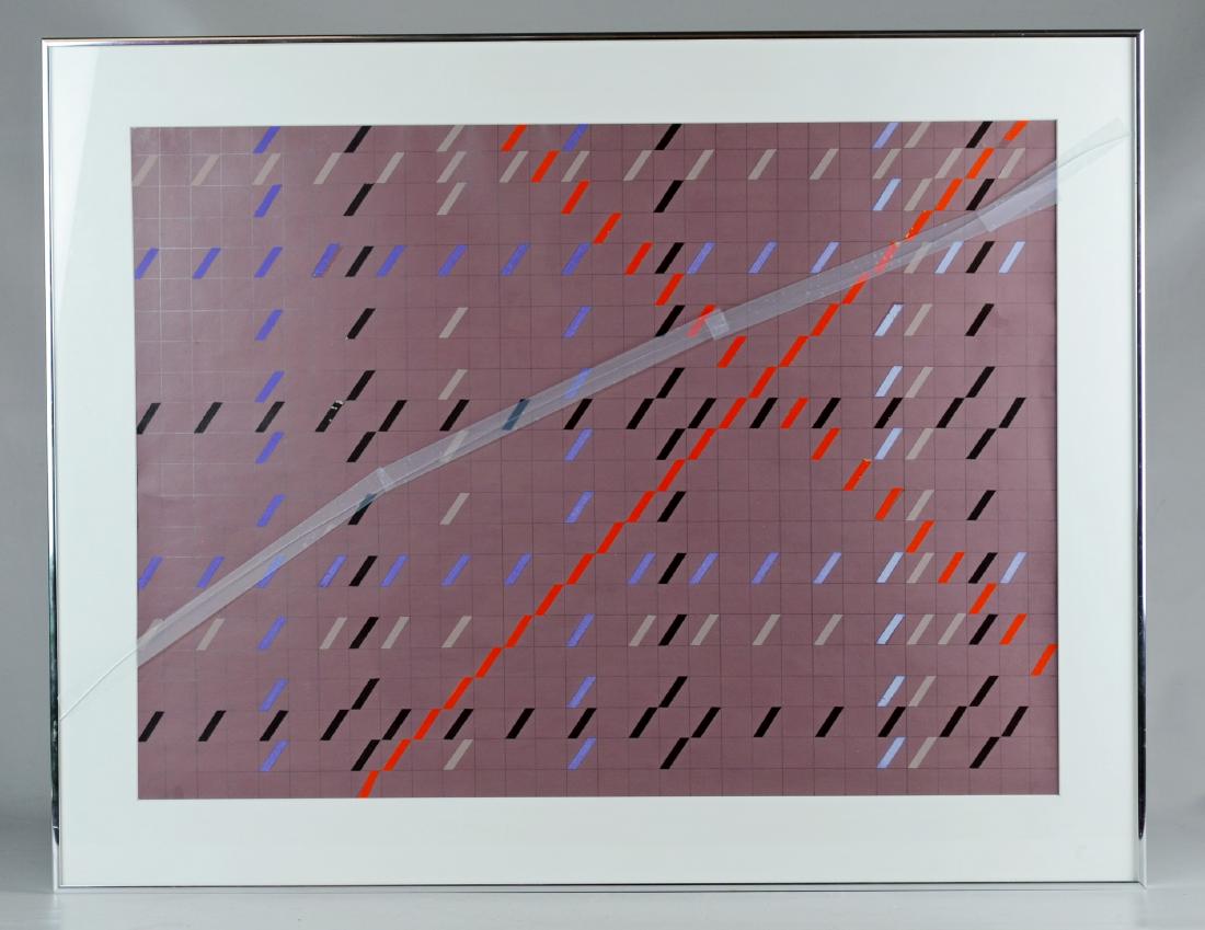 Gloria Klein Abstract Collage Painting (1 of 4)