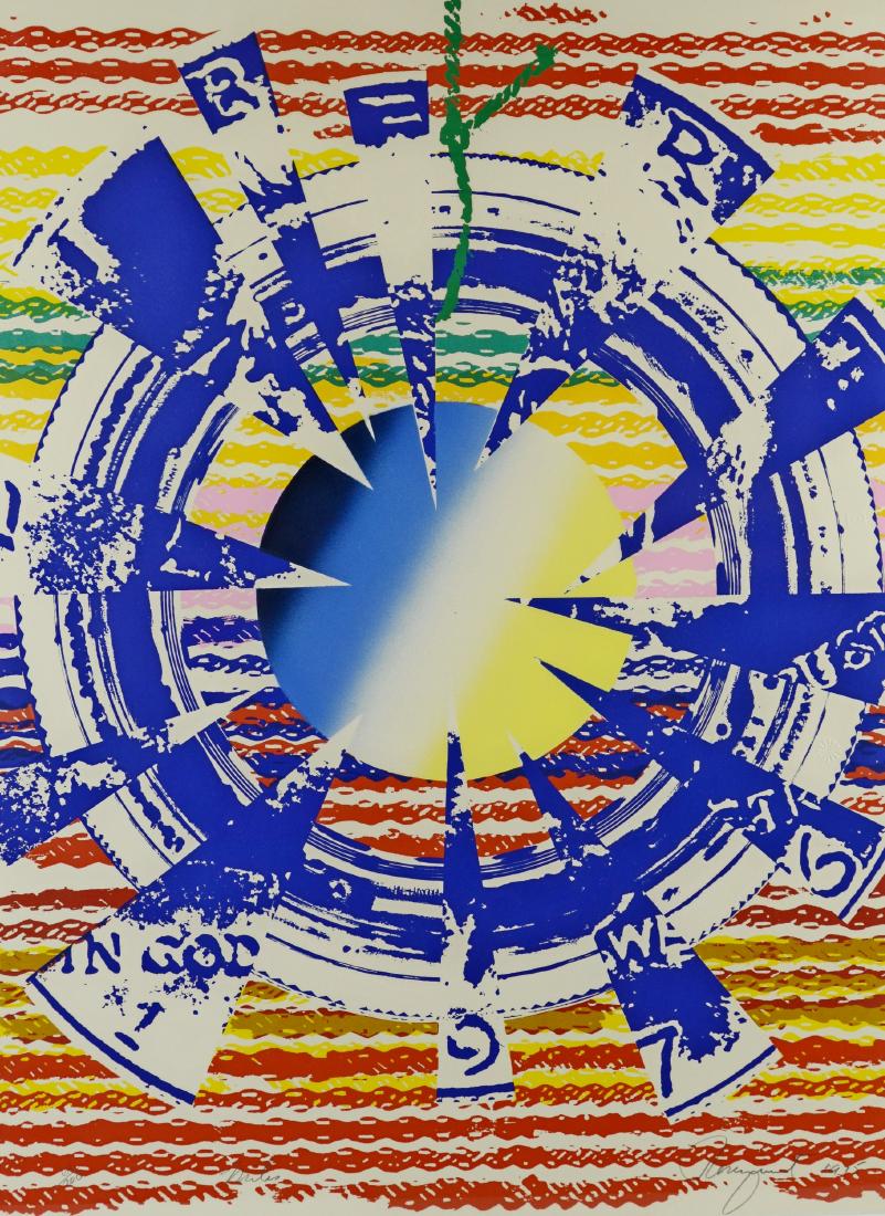 James Rosenquist Color Lithograph, "Miles" (1 of 7)