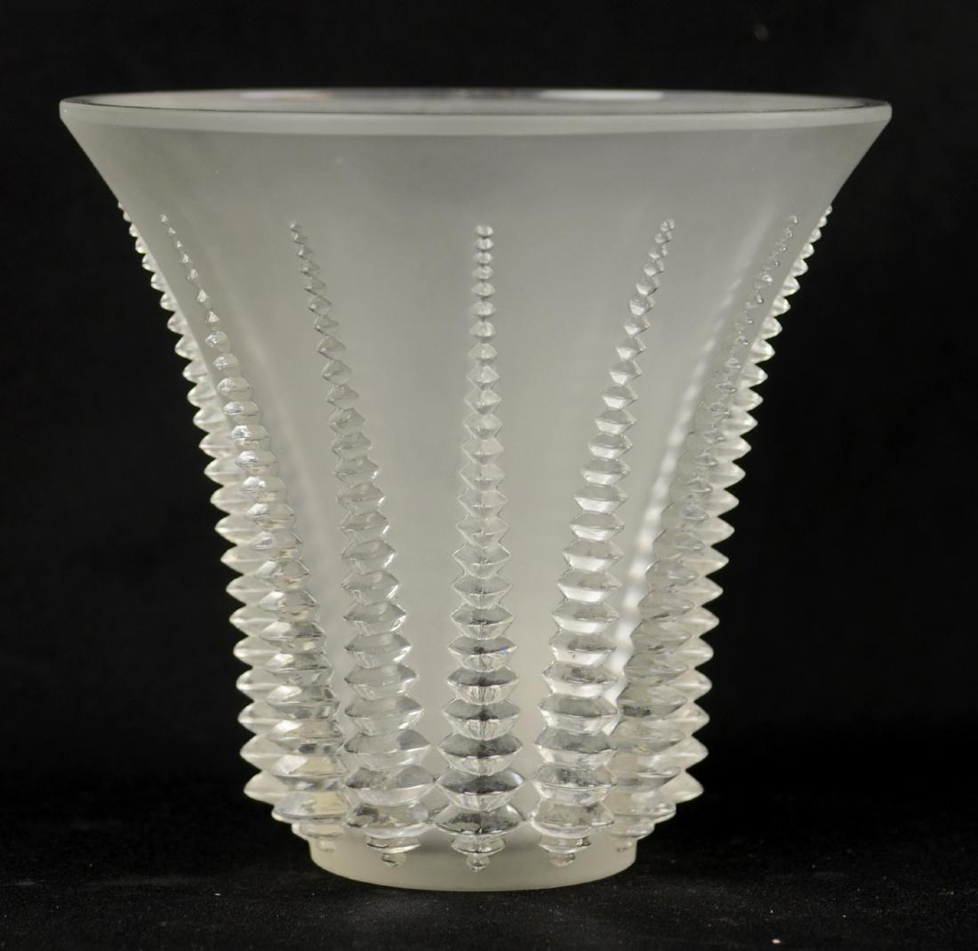 Rene Lalique Crystal Font Romeu Vase (1 of 5)