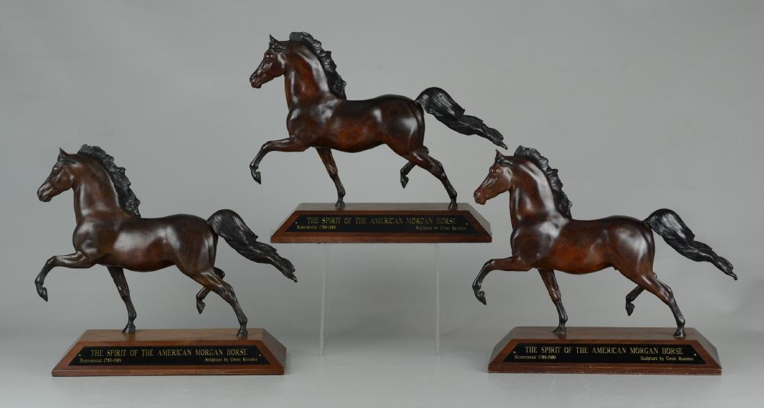 (3) Spirit of the American Morgan Horse Sculptures (1 of 1)
