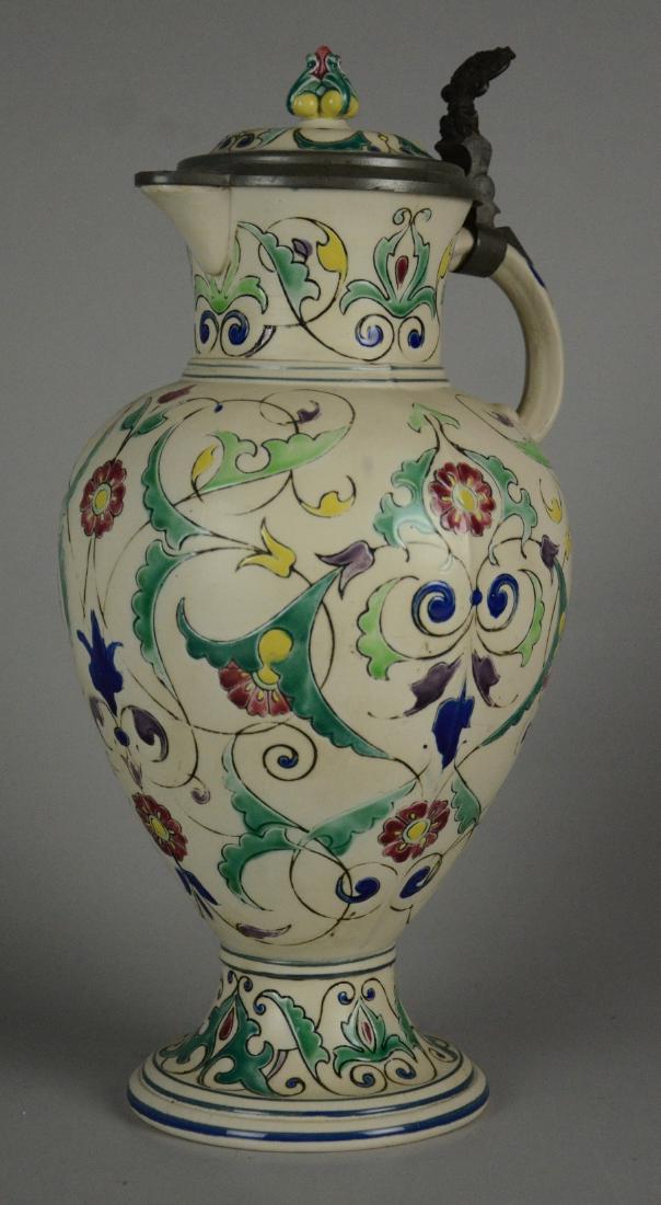 Mettlach mosaic master stein, 2.6 L, 1063 (1 of 3)