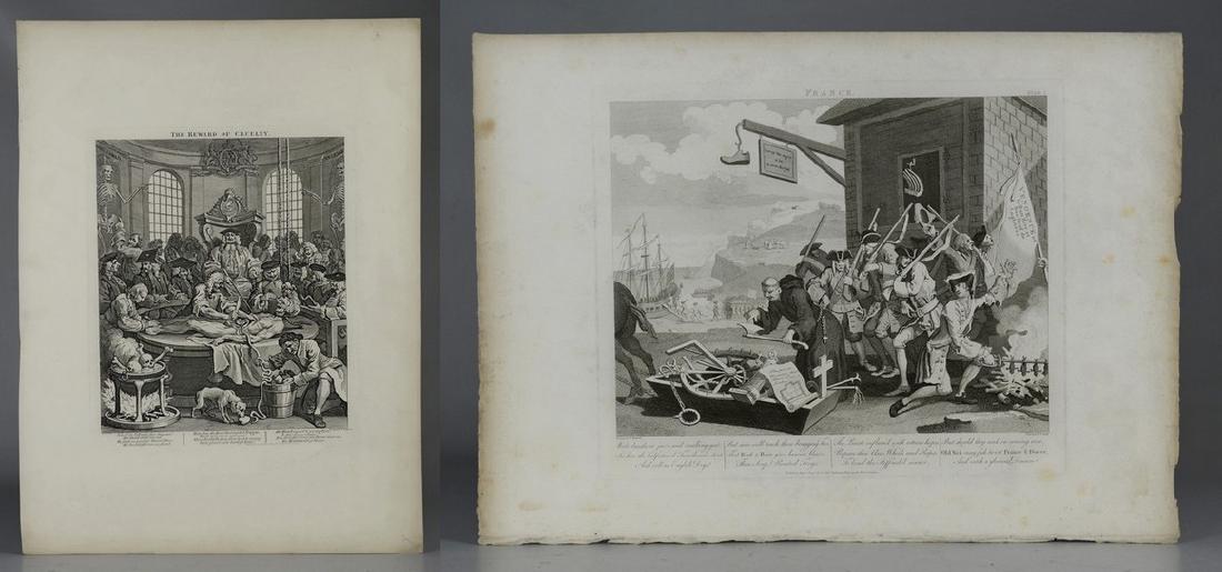 William Hogarth (English, 1697-1764), (2) satirical (1 of 5)