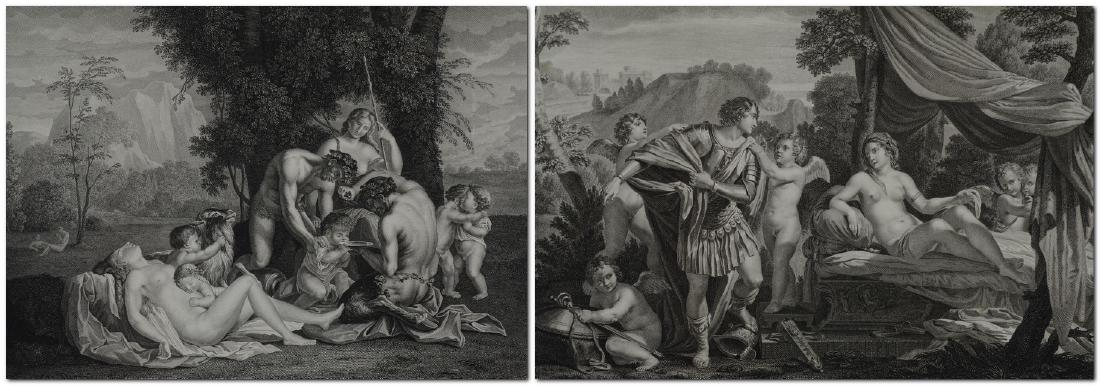 Pr 18th C French etchings of Greek myths (1 of 5)