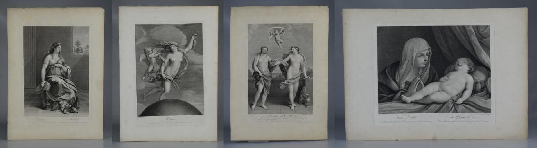Sir Robert Strange (English, 1721-1792), (4) engravings (1 of 9)