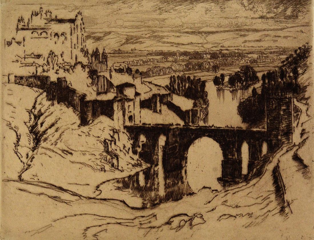 Joseph Pennell (American, 1860-1926), etching on paper (1 of 4)