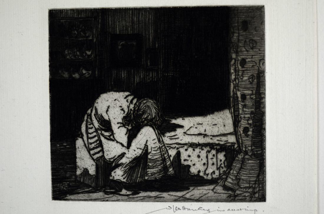 William Lee Hankey (British, 1869-1952), drypoint (1 of 4)