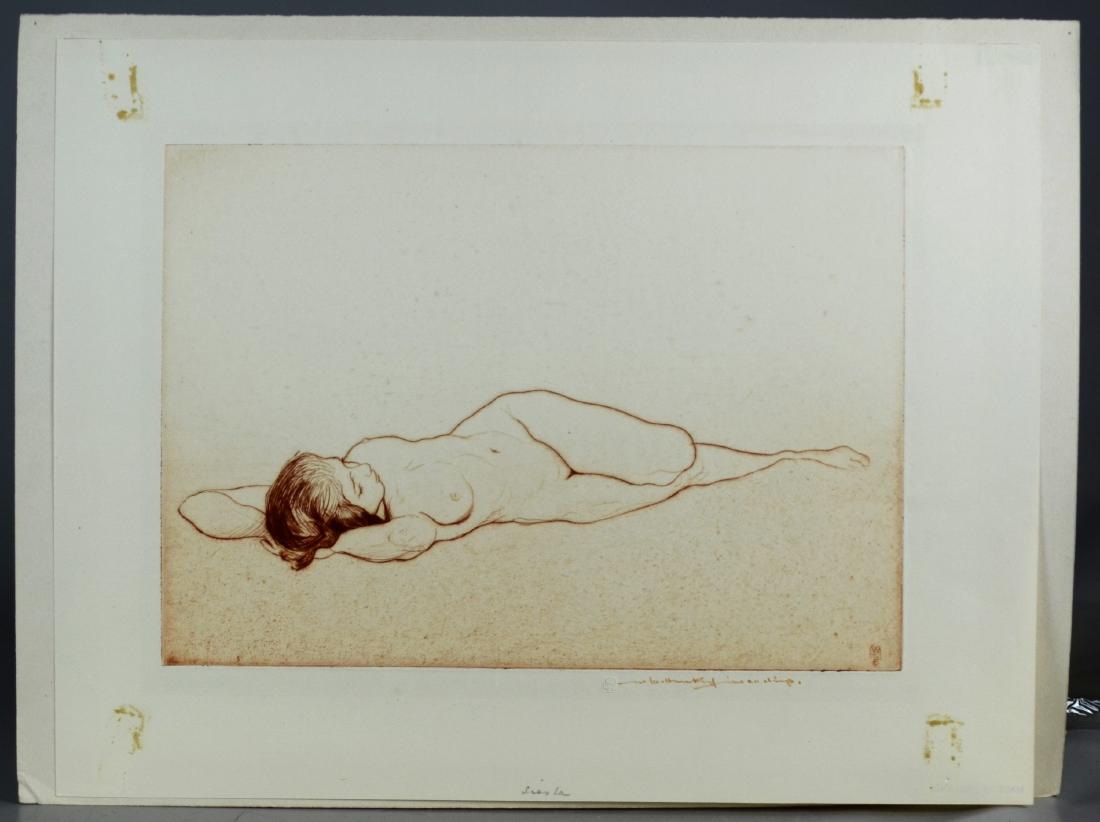 William Lee Hankey (British, 1869-1952), drypoint (1 of 3)