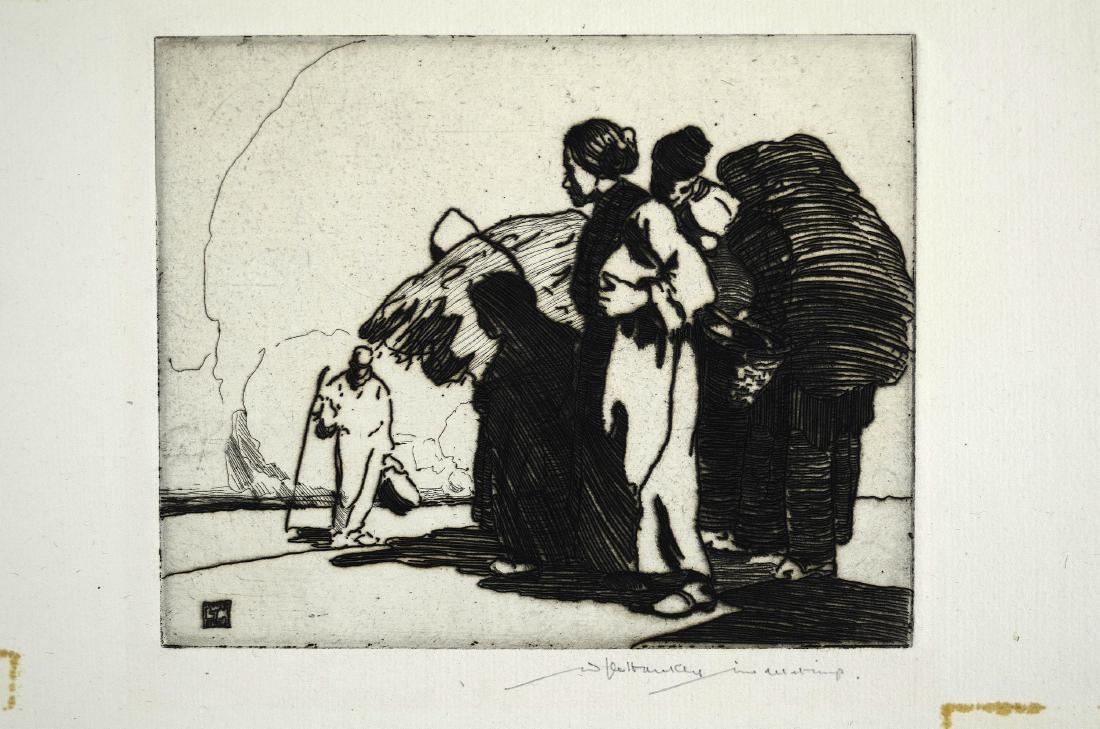 William Lee Hankey (British, 1869-1952), drypoint (1 of 3)