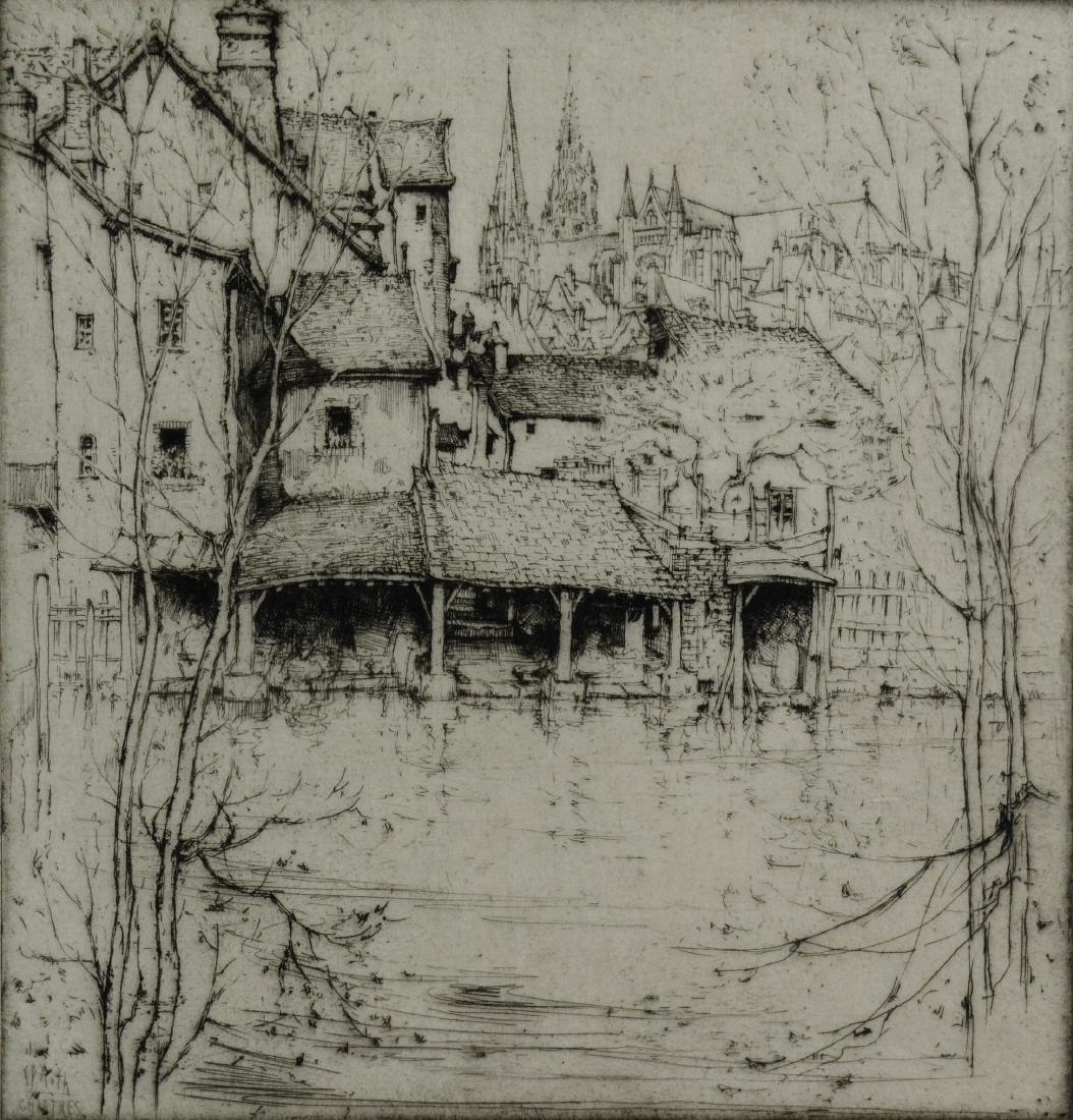 Ernest David Roth (German, 1879-1964), etching on paper (1 of 3)