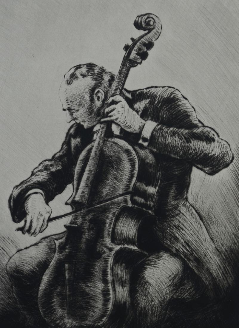 Grant Tyson Reynard (American, 1887-1968), drypoint (1 of 3)