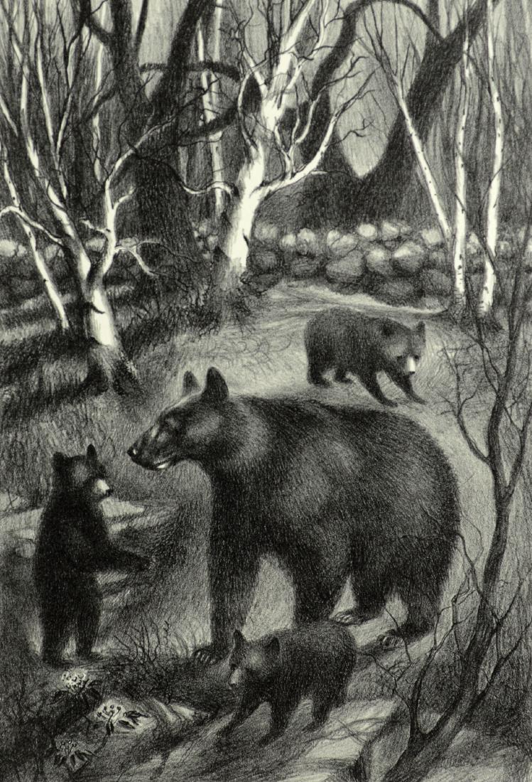 Rosella Hartman (American, 1894-1984), lithograph on (1 of 3)