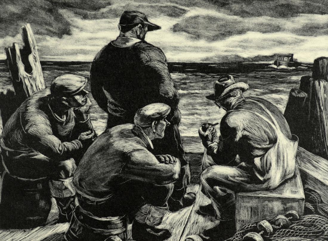 Robert von Neumann (American, 1888-1976), lithograph on (1 of 4)